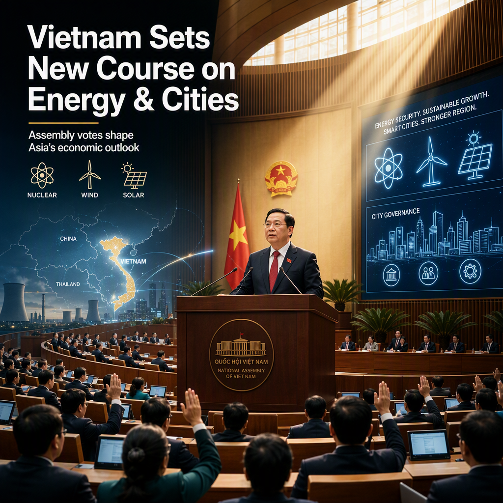 Vietnam National Assembly to Approve Key Energy and City Governance Measures Amid Regional Economic Events