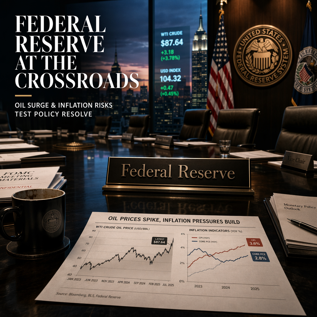Federal Reserve Poised to Hold Rates Steady Amid Oil Price Surge and Inflation Concerns