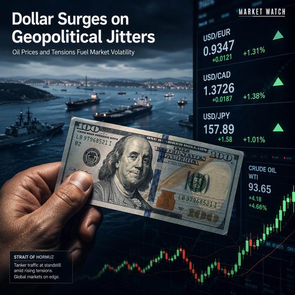 US Dollar Strengthens as Middle East Tensions and Rising Oil Prices Stoke Global Market Volatility