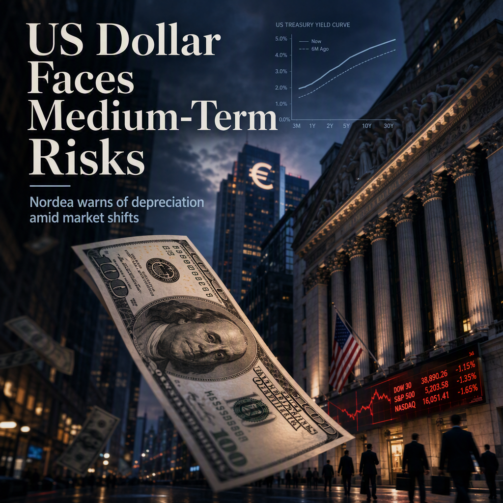 Nordea Sees Medium-Term Depreciation Risks Building for US Dollar Amid Shifting Market Dynamics