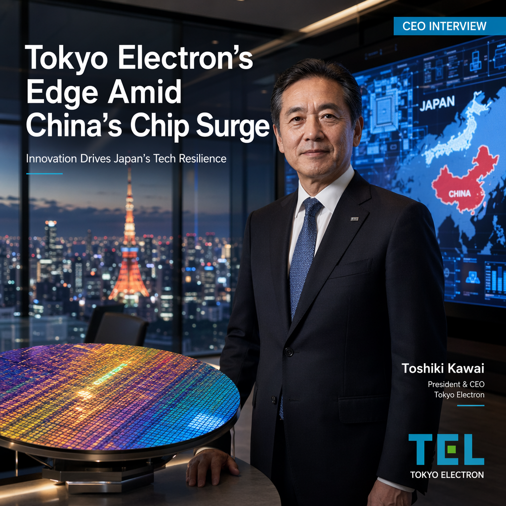 Tokyo Electron CEO Confident Amid Rising Chinese Semiconductor Competition