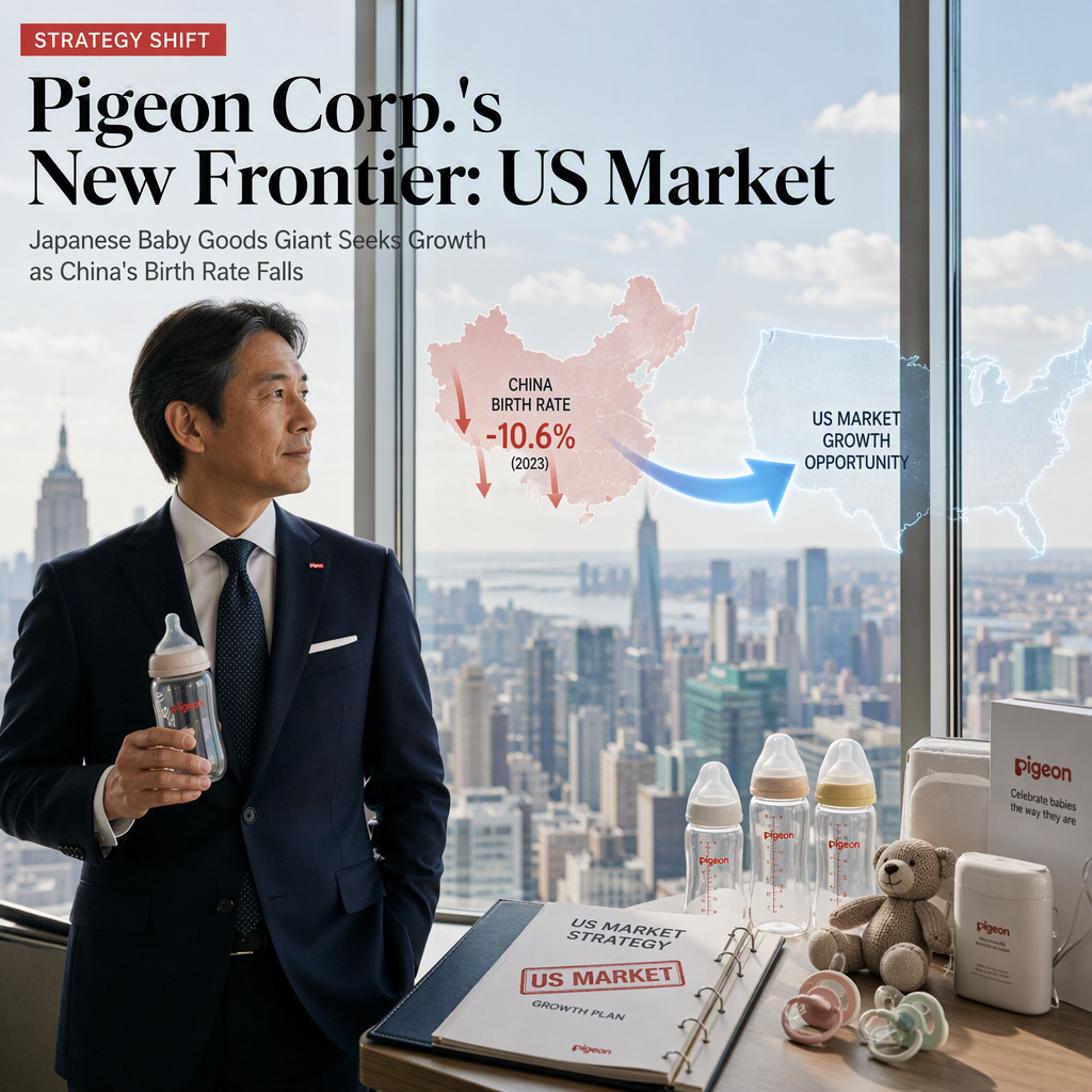 Pigeon Corp. Shifts Focus to US Market Amid Declining Birth Rates in China