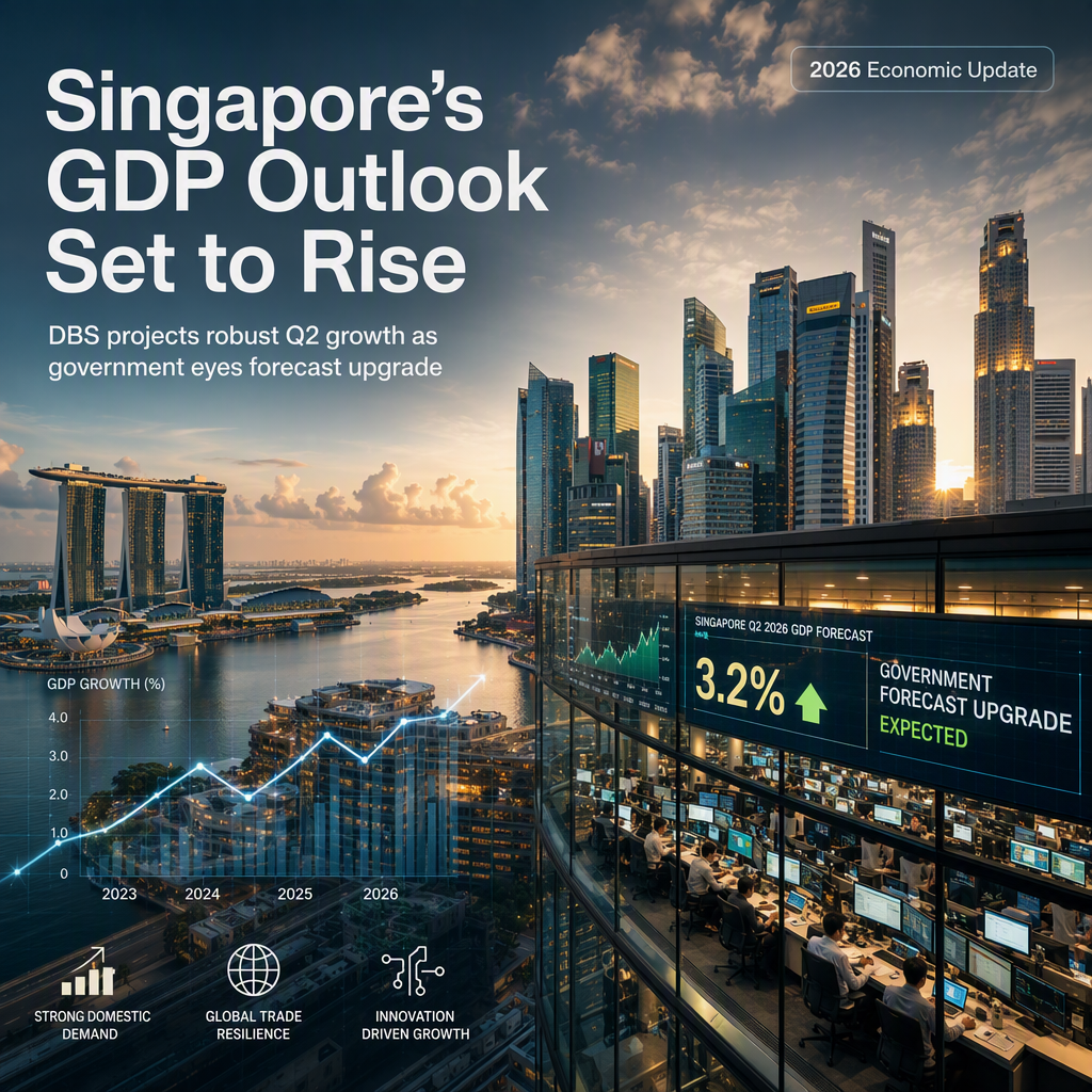 DBS Anticipates Upward Revision of Singapore's Q2 2026 GDP and Government Forecast Upgrade