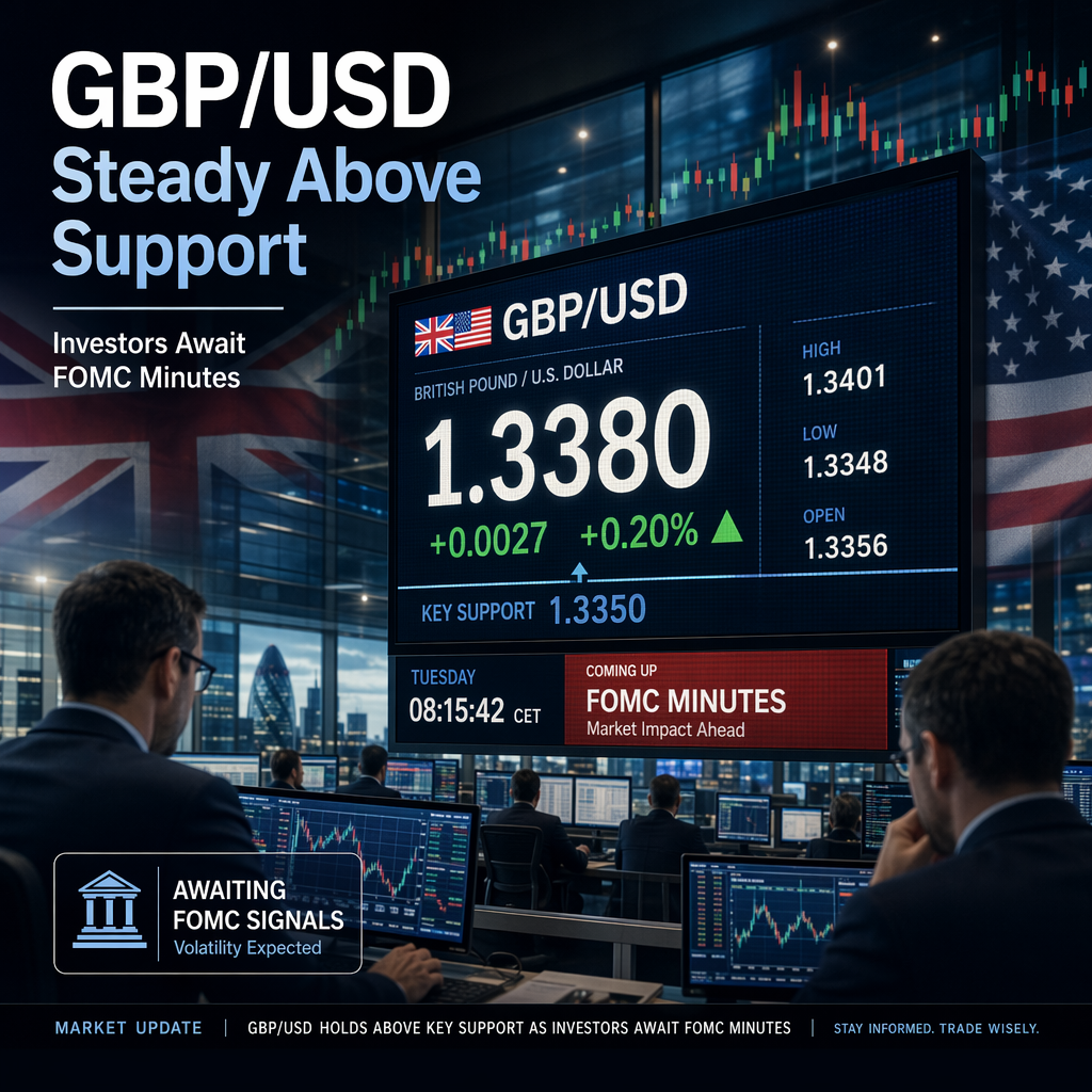GBP/USD Holds Above Key Support as Investors Await FOMC Minutes