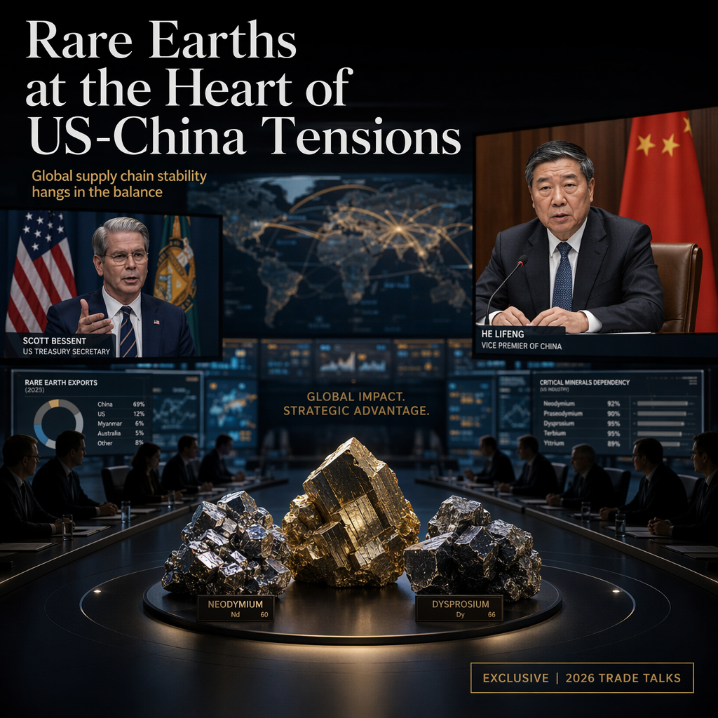 US Presses China to Honor Rare-Earths Pledge Amid Tensions Over Export Controls