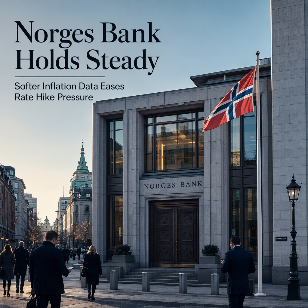 Norges Bank Expected to Hold Policy Rate at 4.25% Amid Softer Inflation Data