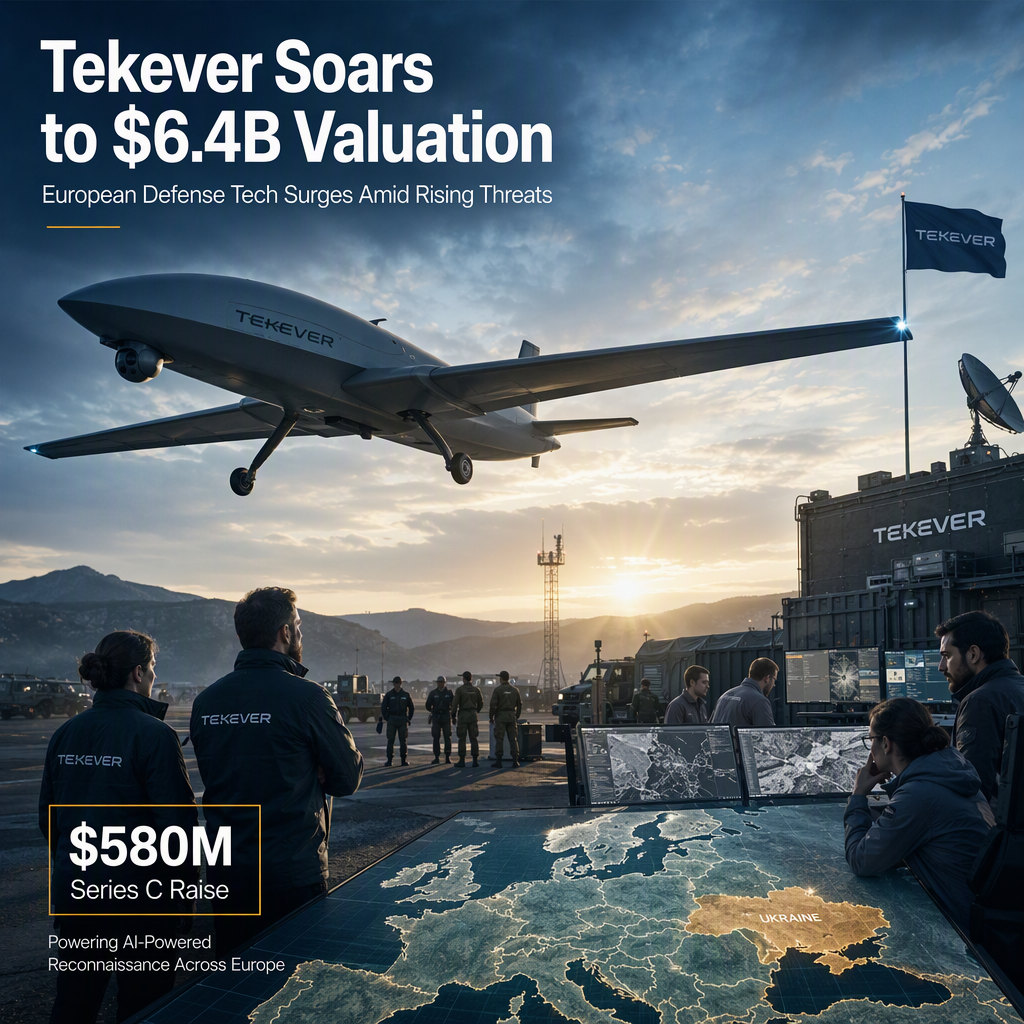 Tekever Achieves $6.4 Billion Valuation with $580 Million Raise Amid European Defense Tech Surge