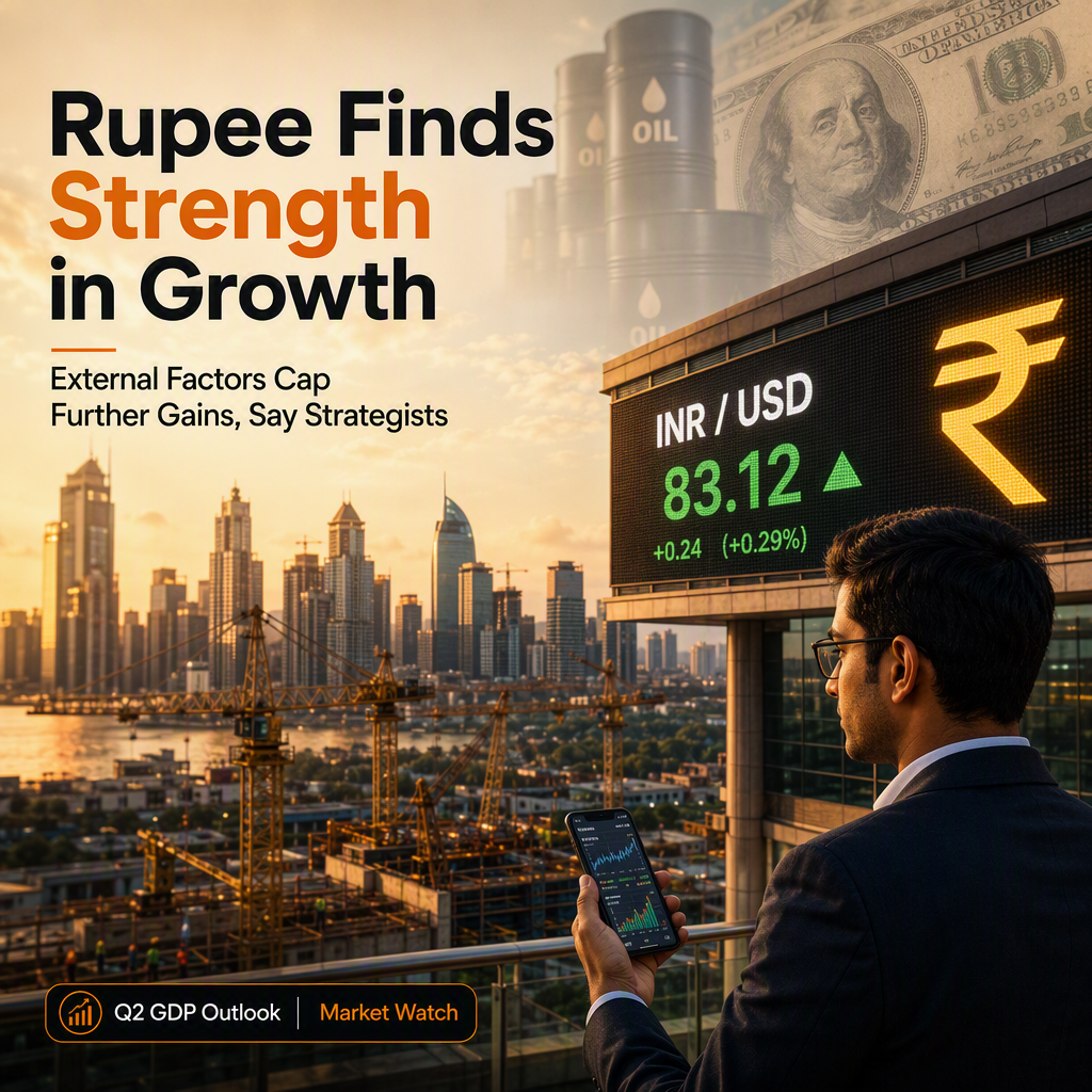 Indian Rupee Supported by Robust Growth, But Gains Capped by External Factors: Commerzbank