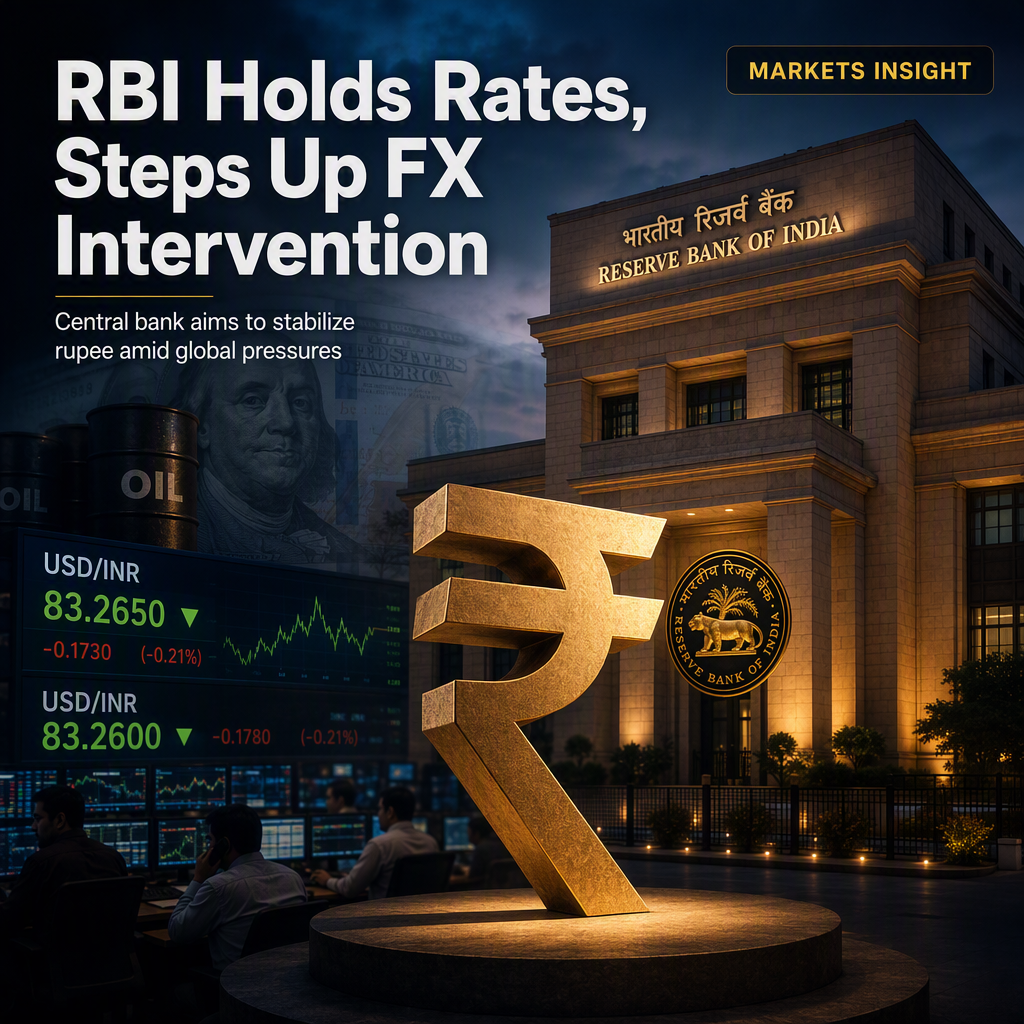 RBI Expected to Hold Repo Rate at 5.25% Amid FX Intervention to Stabilize Rupee