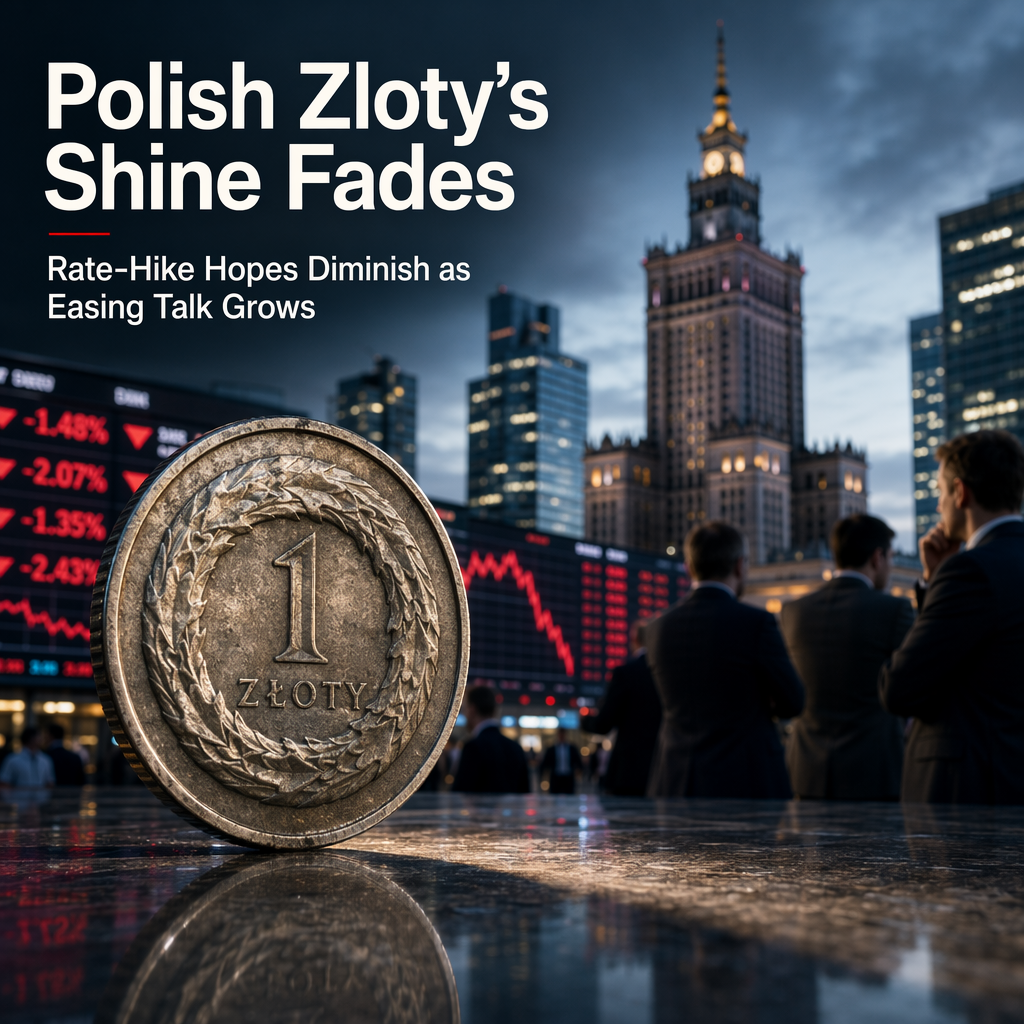 Polish Zloty Faces Underperformance as Rate-Hike Bets Fade and Easing Talk Emerges