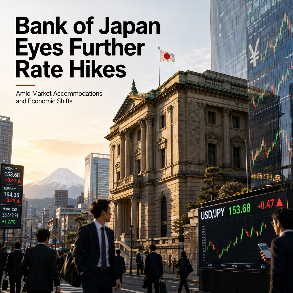 Bank of Japan Signals Potential for Continued Rate Hikes Amid Accommodative Conditions
