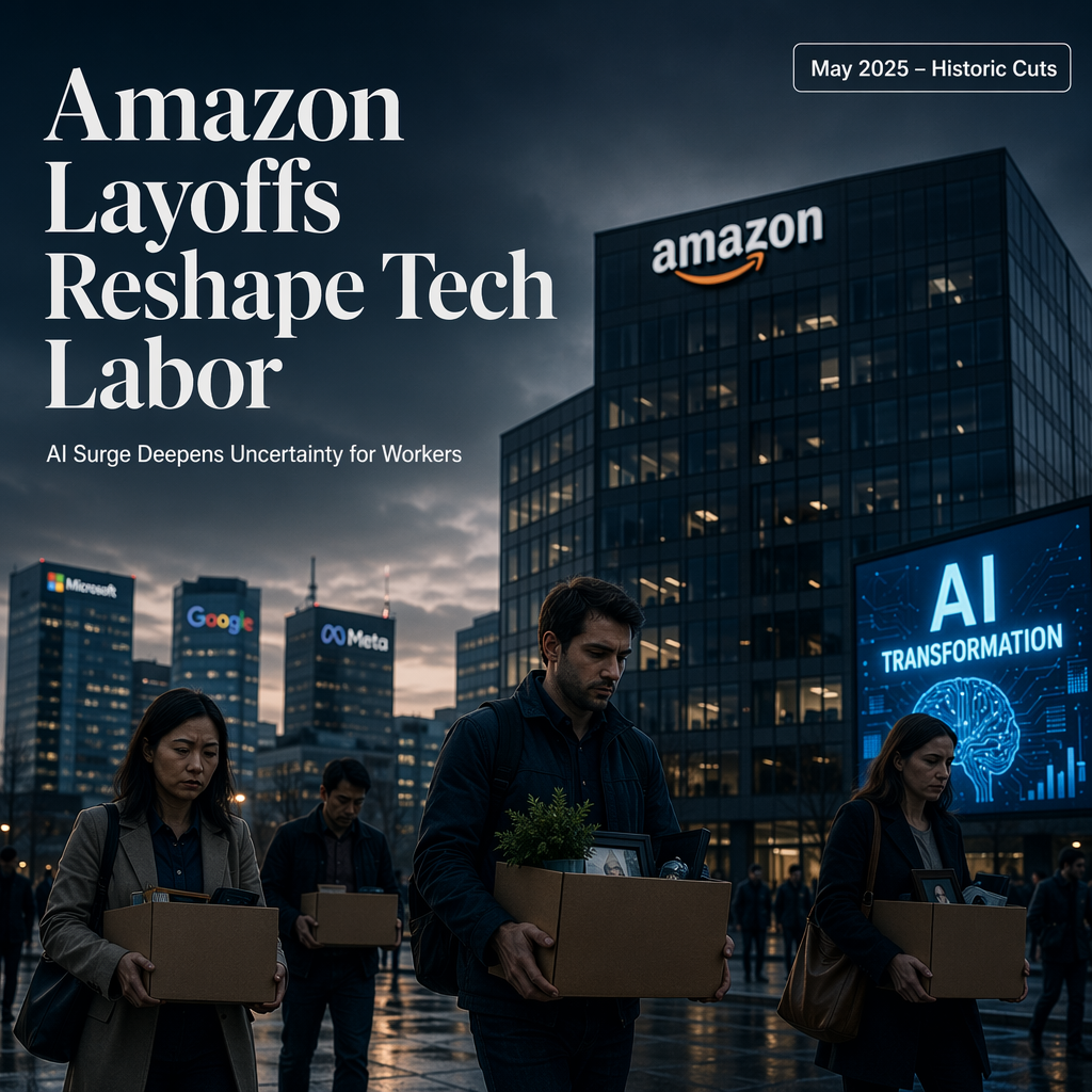 Amazon's Historic Layoffs Reshape Tech Labor Market Amid AI Investment Surge