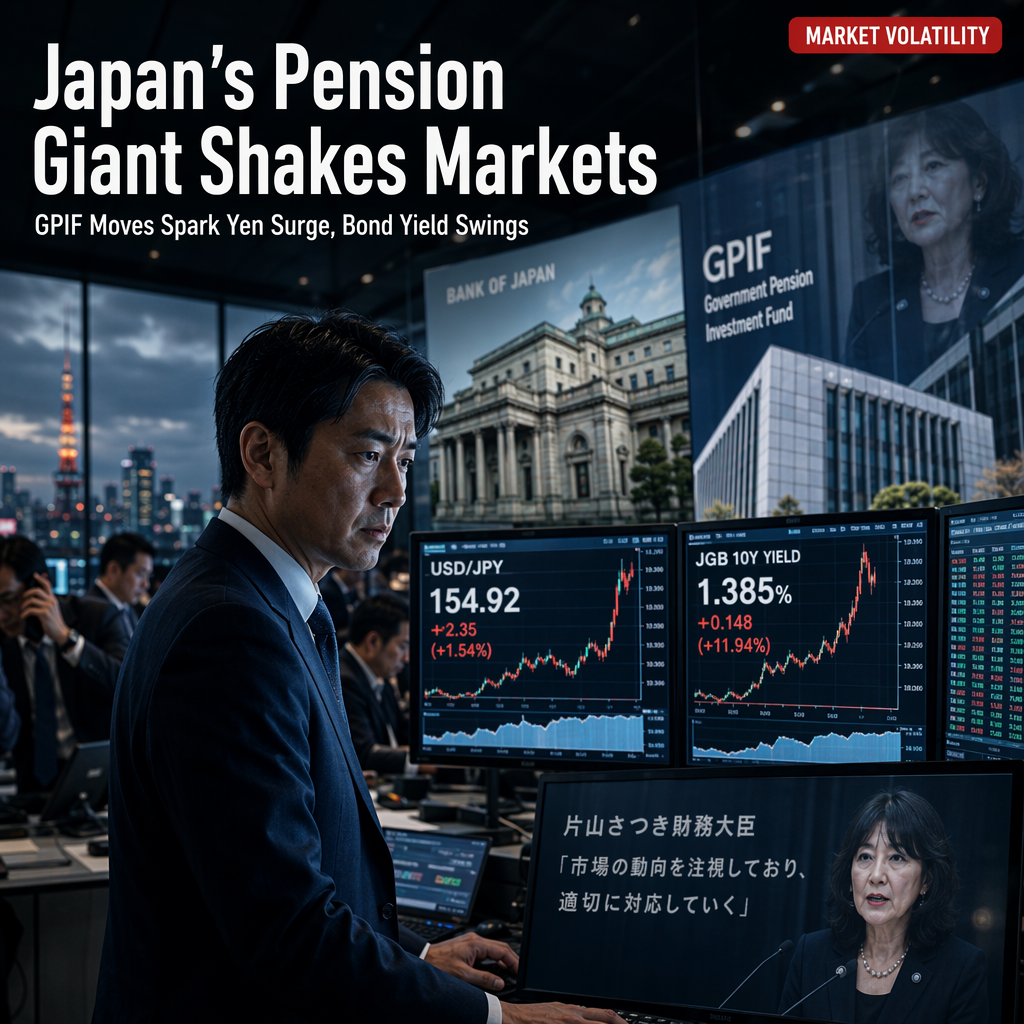 Speculation Over Japan's Mega Pension Fund Buying JGBs Drives Yen and Bond Yield Volatility