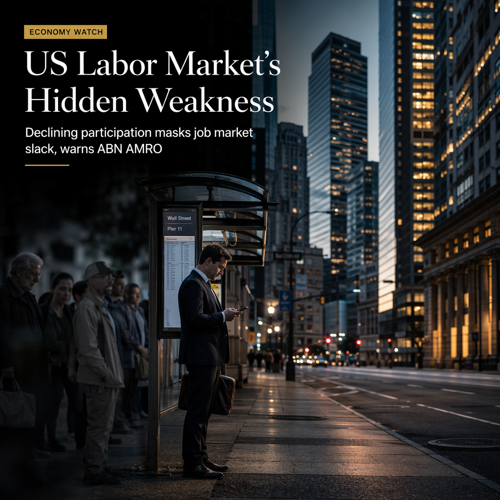 US Labor Market Slack Concealed by Declining Participation, Says ABN AMRO