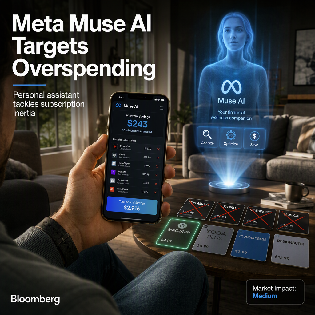Meta's Muse AI Agent Targets Subscription Economy, Promising to Curb Consumer Overspending