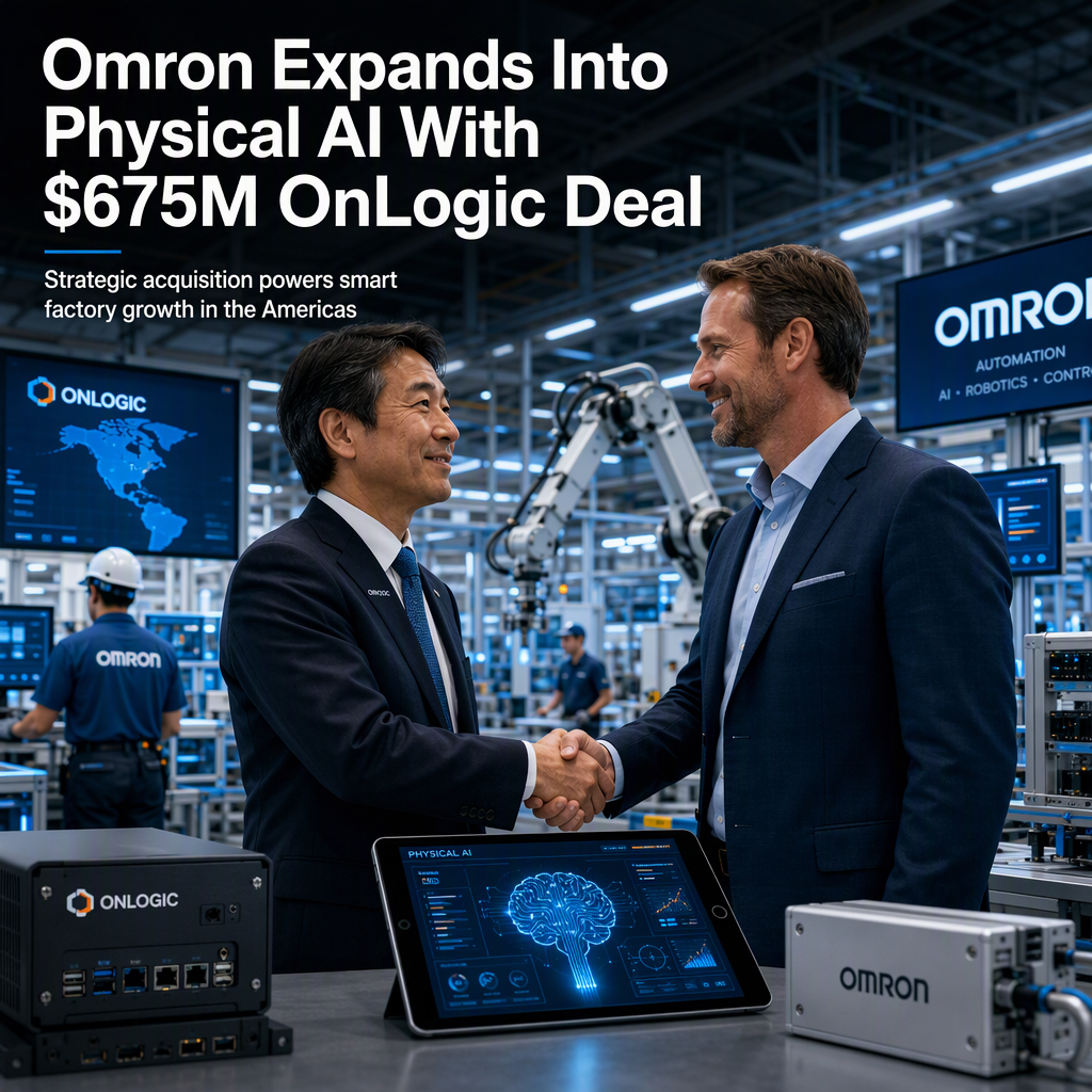 Omron to Acquire US-Based OnLogic for $675 Million in Physical AI Expansion