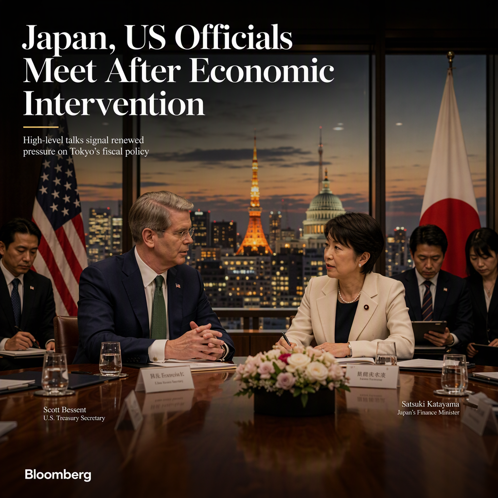 Japan and US Officials Meet Following Coordinated Economic Intervention