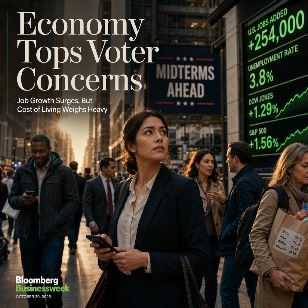 U.S. Economy Remains Top Voter Concern as Job Growth Surpasses Expectations Ahead of Midterms