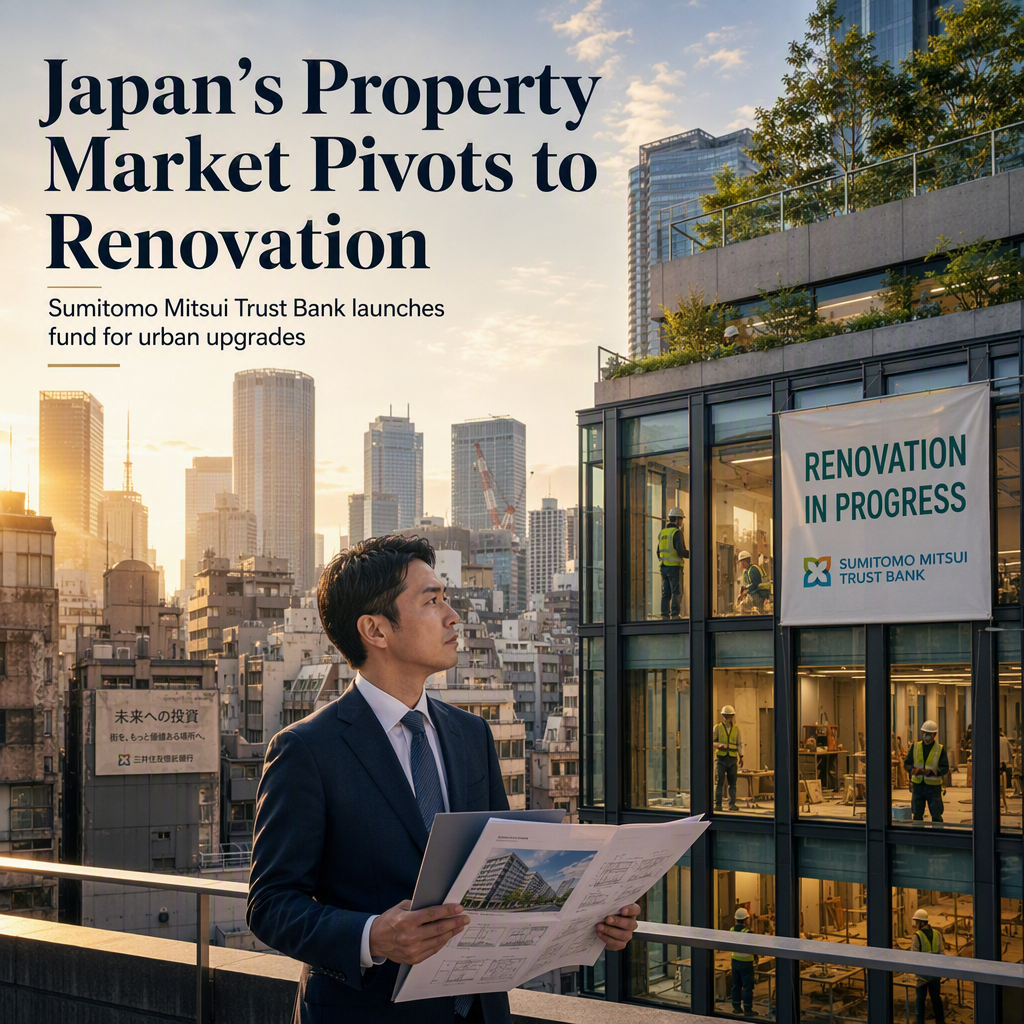 Sumitomo Mitsui Trust Bank Launches Renovation Funds Amid Shift in Japan's Property Market