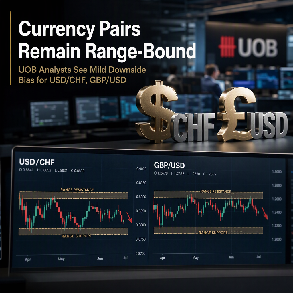 UOB Analysts See Range-Bound Trading for USD/CHF and GBP/USD Amid Mild Downside Bias