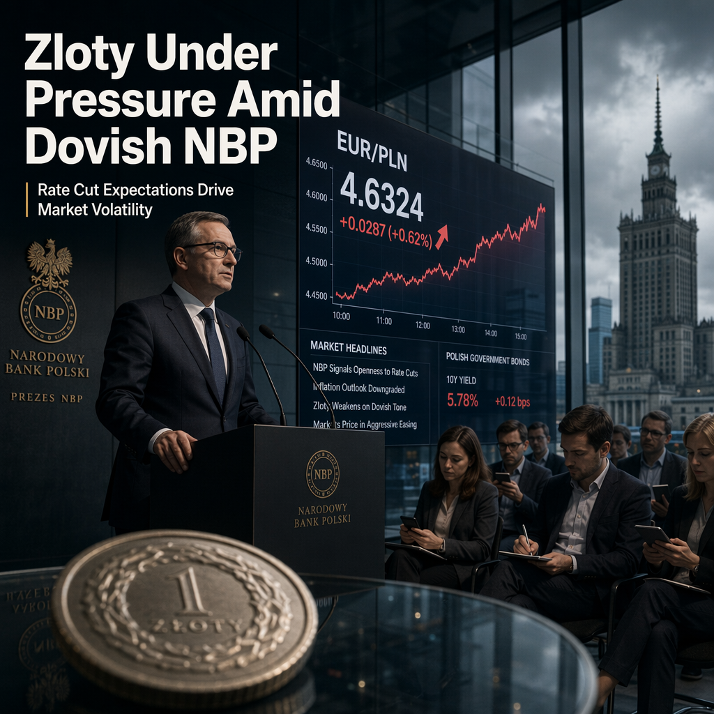 Dovish National Bank of Poland Stance Pressures Zloty Amid Rate Cut Expectations