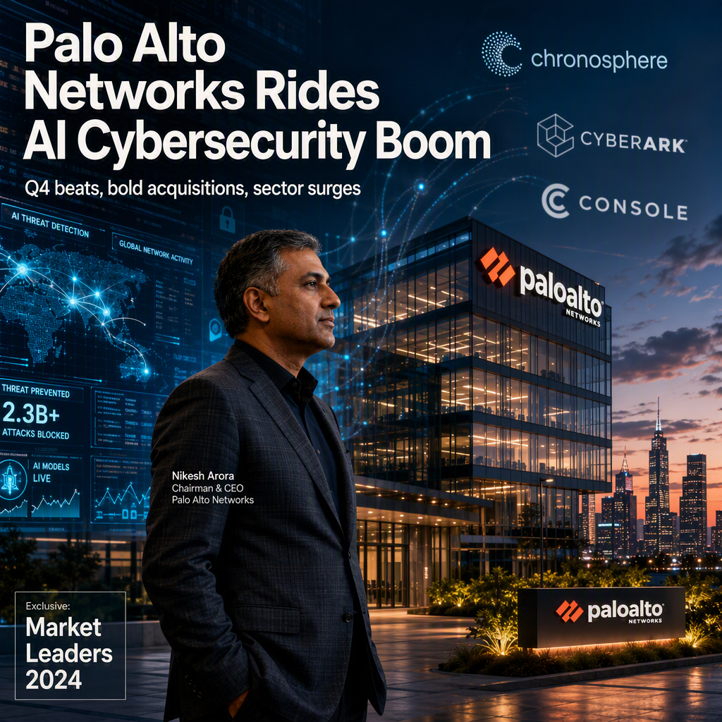Palo Alto Networks Surpasses Q4 Estimates Amid AI-Driven Cybersecurity Demand, Announces Major Acquisitions