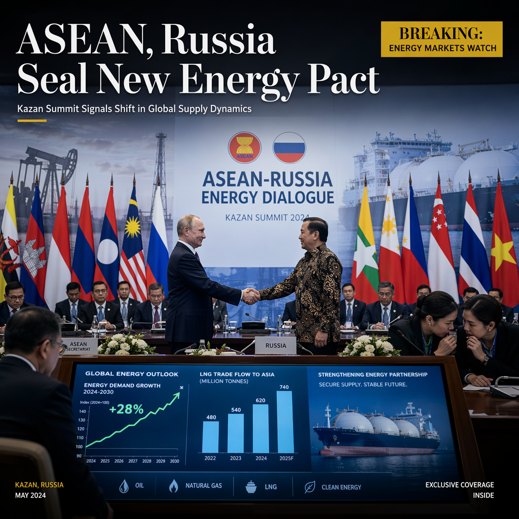 ASEAN and Russia Forge Closer Energy Ties Amid Global Supply Crisis at Kazan Summit