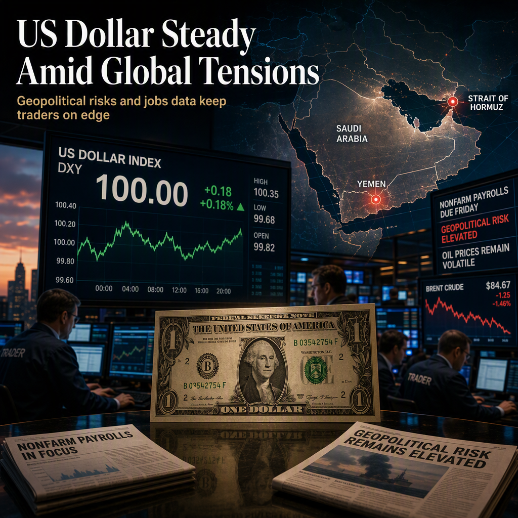 US Dollar Holds Firm Amid Middle East Tensions and Anticipation of US Jobs Data