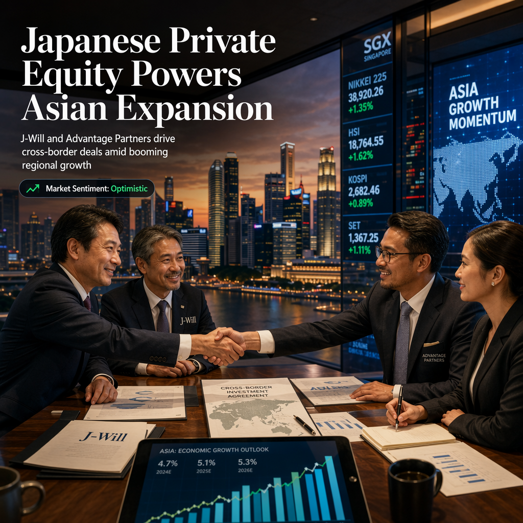 Japanese Private Equity Firms J-Will and Advantage Partners Drive Expansion into Asian Markets