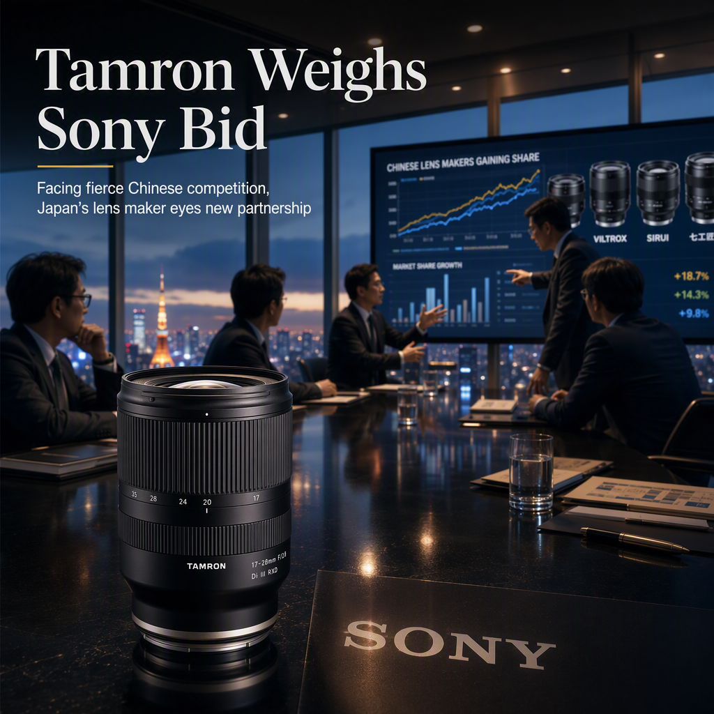 Tamron Considers Sony Acquisition Bid Amid Rising Competition from Chinese Lens Makers