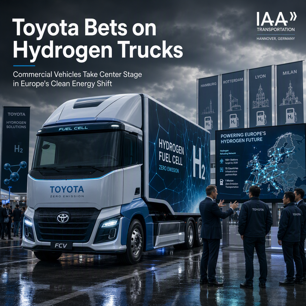Toyota Shifts Hydrogen Focus to European Commercial Vehicles Amid Cost Challenges