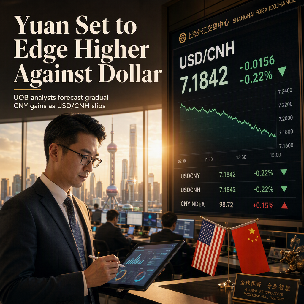 Chinese Yuan Expected to Gradually Strengthen Against US Dollar, UOB Analysts Say