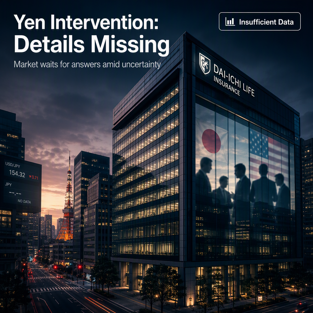 Insufficient Data: US-Japan Yen Intervention Event Lacks Key Details