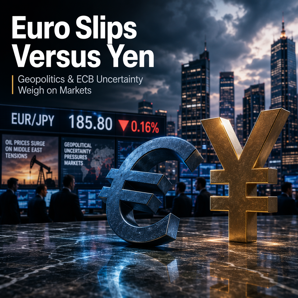 Euro Dips Against Yen Despite ECB Rate Hike Expectations Amid Geopolitical Tensions