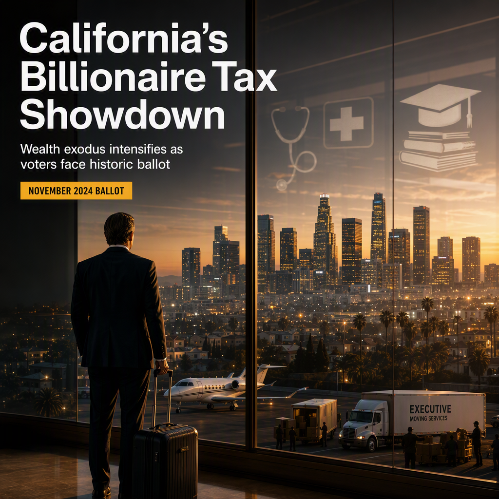 California's Proposed Billionaire Tax Sparks Debate Amid Massive Wealth Exodus