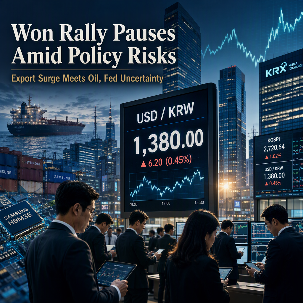 South Korean Won Rally Faces Potential Consolidation Amid Policy Uncertainty