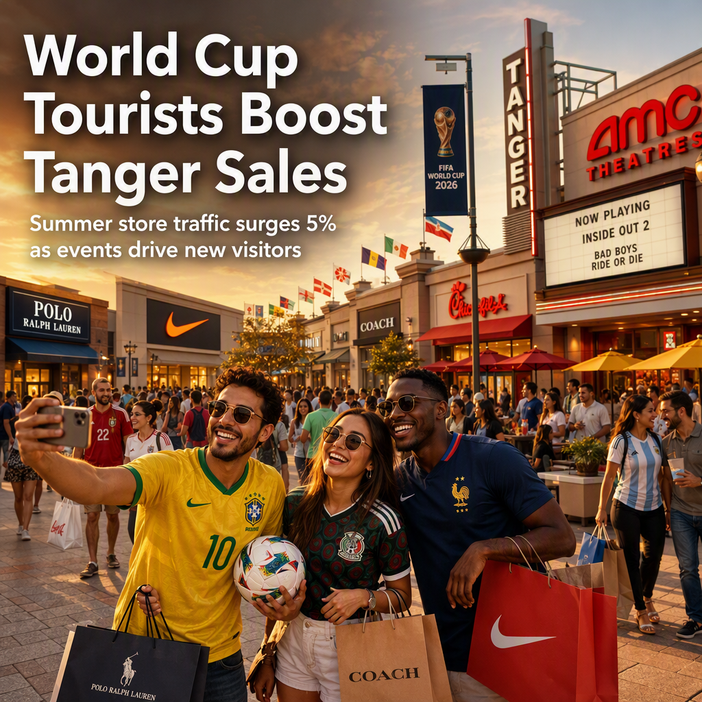 Tanger CEO Credits World Cup Tourism for 5% Sales Growth and Surge in Store Traffic