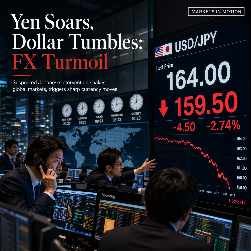 Suspected Japanese FX Intervention Triggers Sharp Moves Across Major Currencies