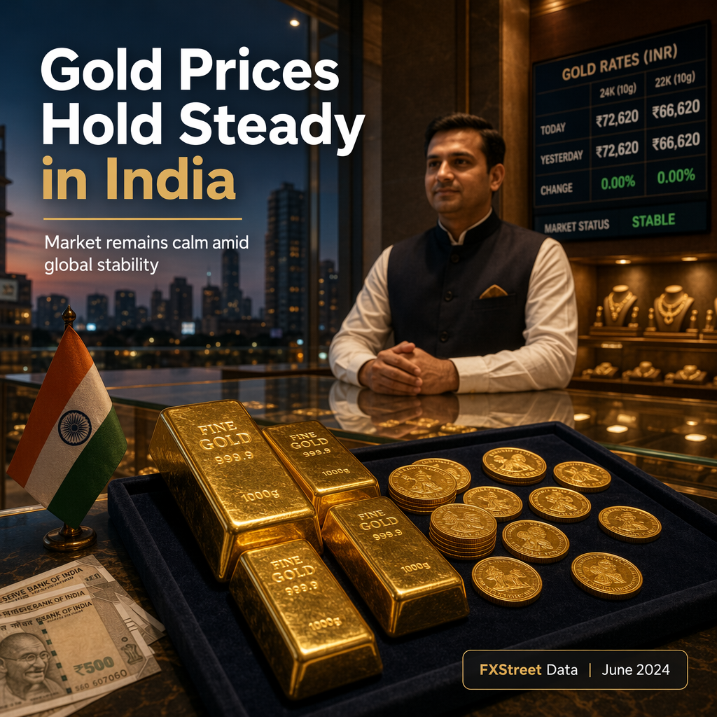 Gold Prices in India Remain Steady Amid Stable Market Conditions