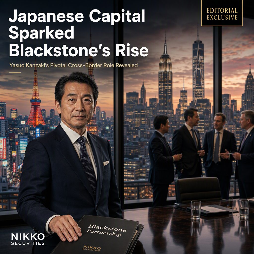 Japanese Capital Sparked Blackstone's Rise: Yasuo Kanzaki's Pivotal Role Revealed