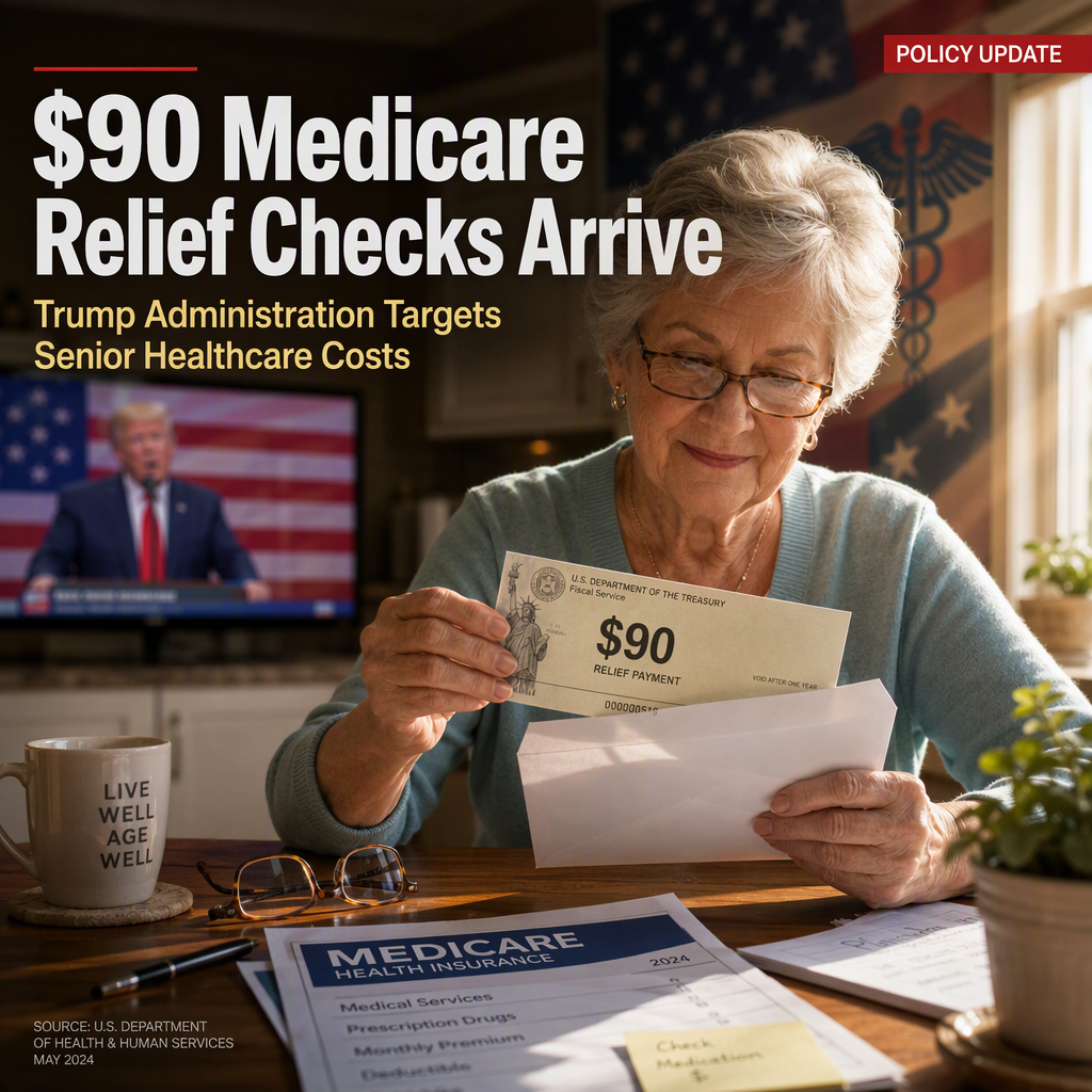 Trump Administration to Send $90 Checks to Over 20 Million Seniors to Offset Medicare Part B Costs
