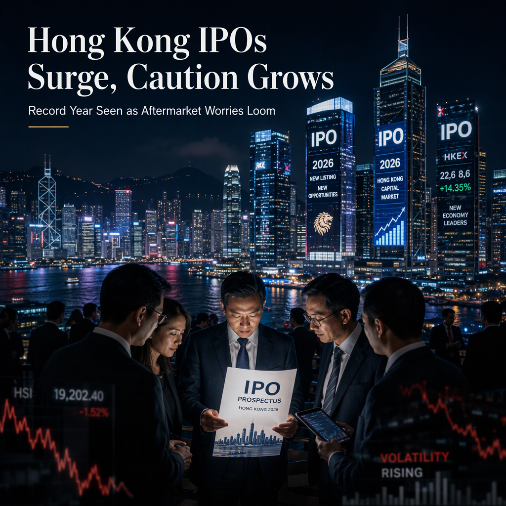 Hong Kong IPO Market Eyes Record Year in 2026 Amid Slowing Momentum and Cautious Mainland Listings