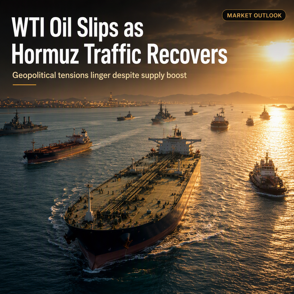 WTI Oil Slips Toward $80 as Hormuz Traffic Recovers, but Geopolitical Tensions Persist
