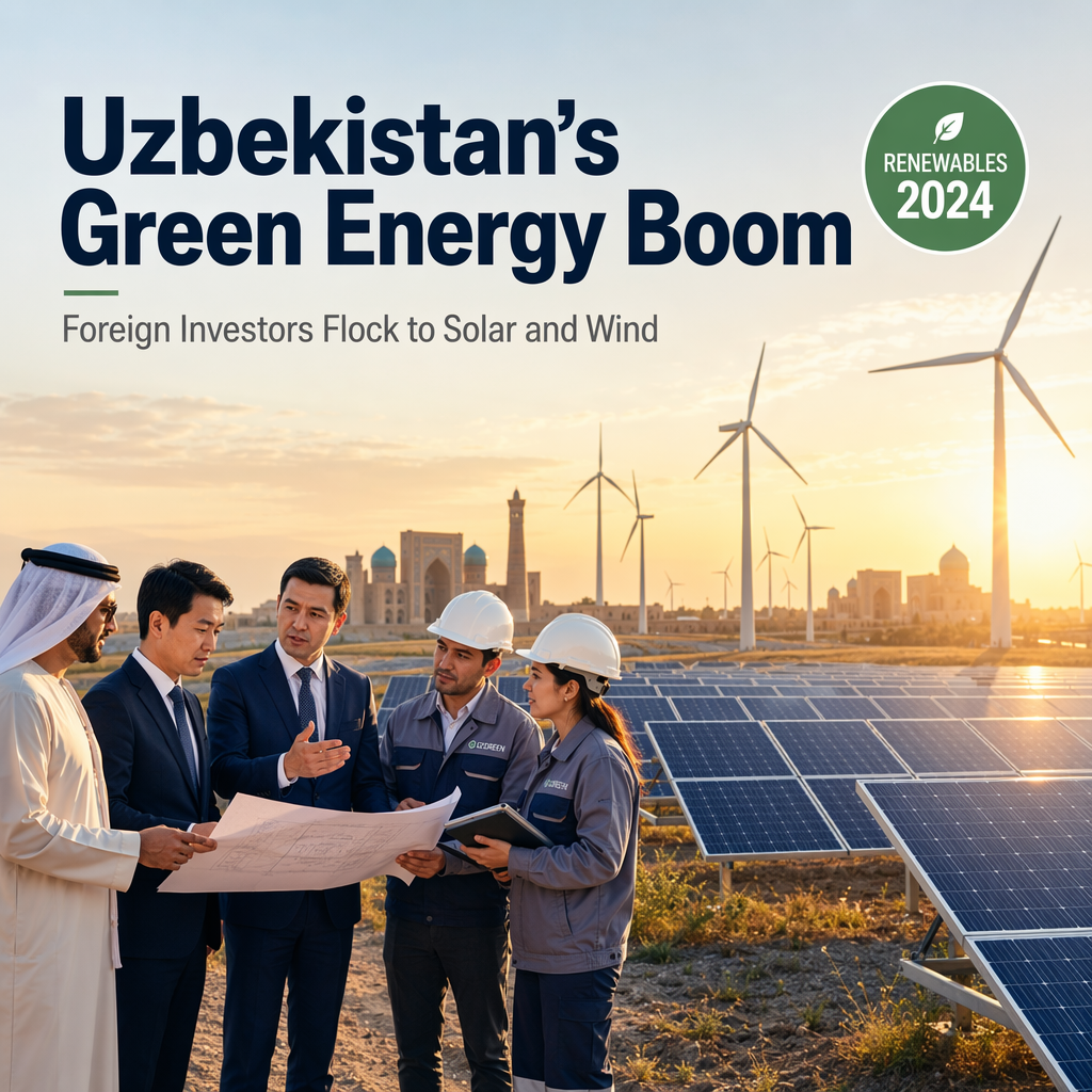 Uzbekistan Attracts Surge of Foreign Investment in Renewable Energy Sector