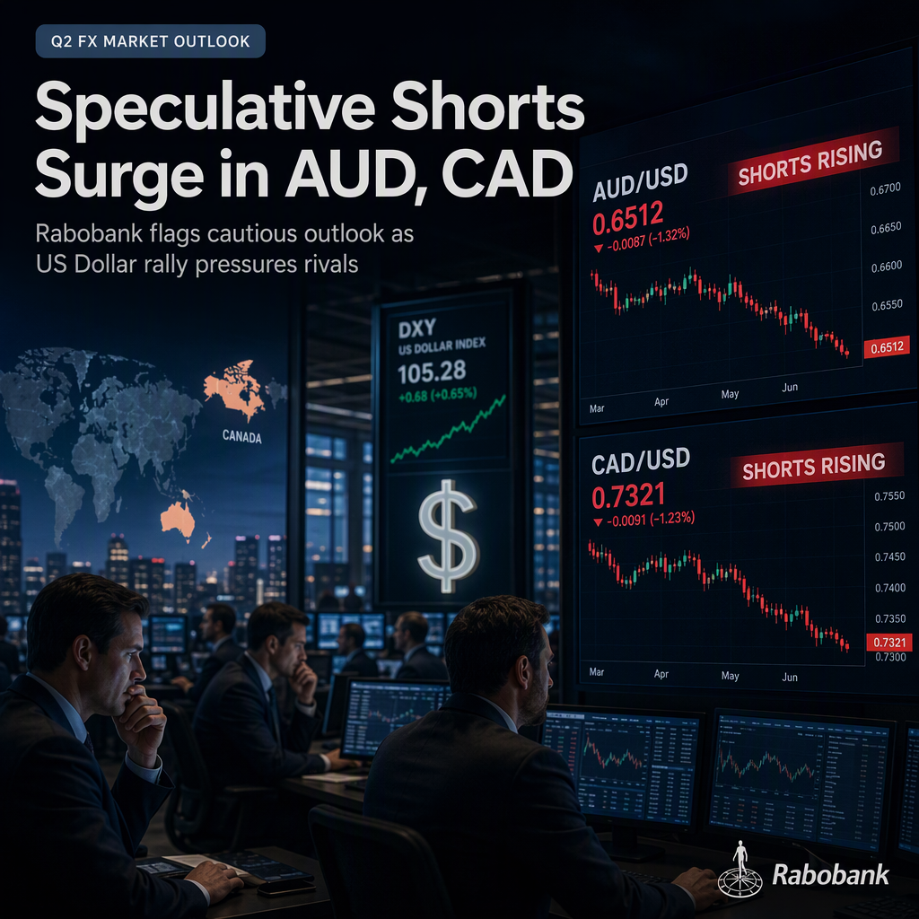 Rabobank Highlights Rising Speculative Shorts in AUD and CAD Amid Dollar Strength