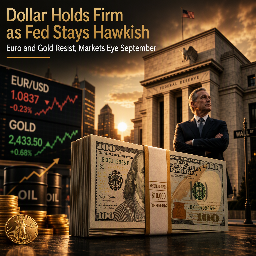 Fed Hawkishness and Inflation Concerns Keep US Dollar Firm Despite Softer Data; Euro and Gold Show Resilience