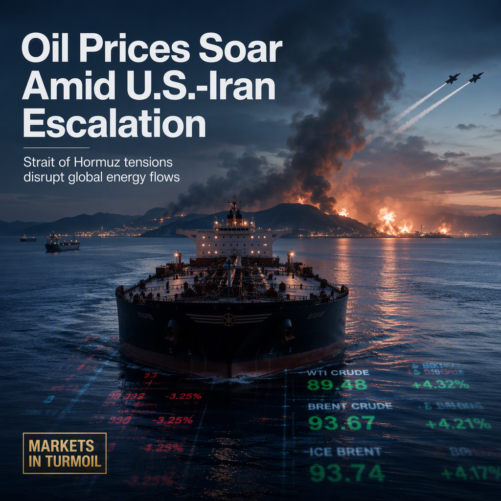 Oil Prices Surge as U.S. Strikes Iranian Launchers, Iran Responds with Missile Attacks