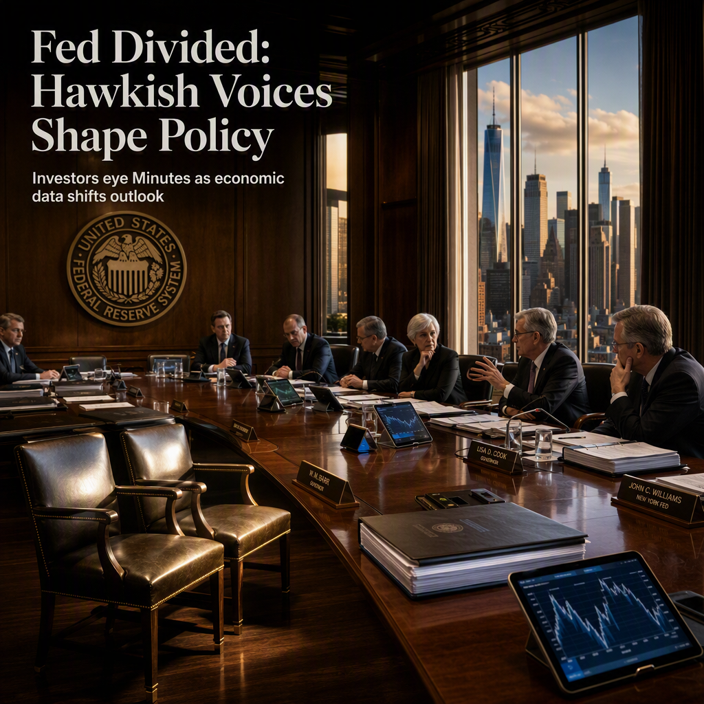 Fed Minutes to Reveal Depth of Hawkish Split Amid Shifting Economic Data