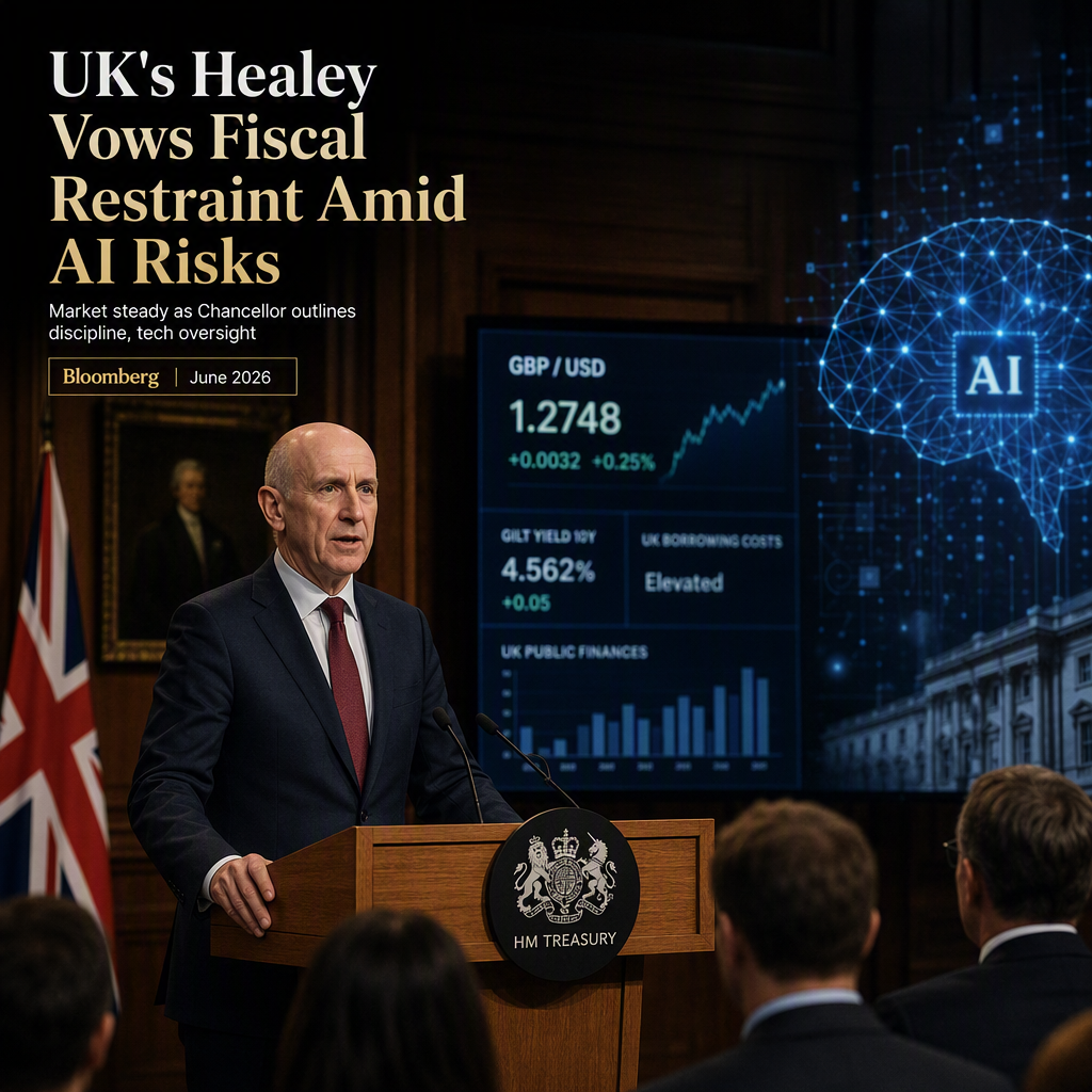 UK Chancellor Healey Pledges Fiscal Discipline Amid High Borrowing Costs and AI Oversight