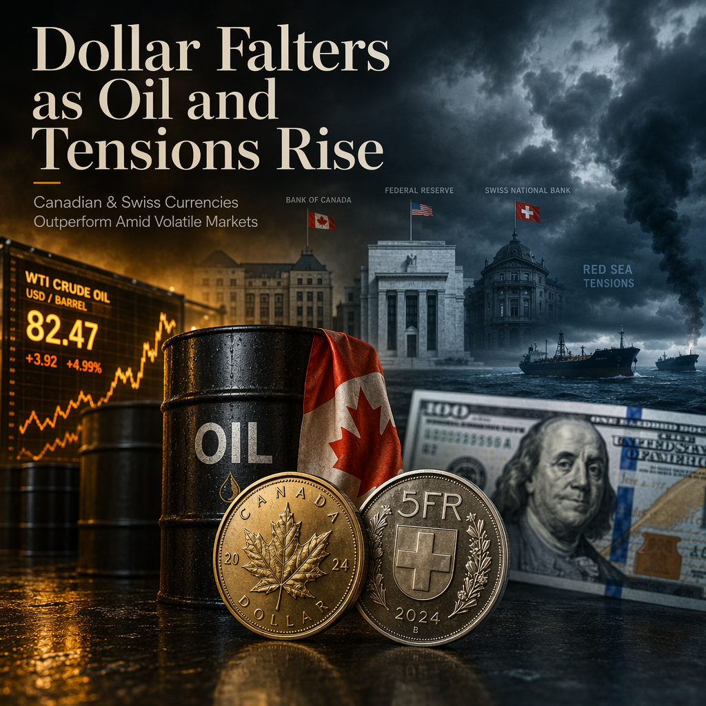 USD Weakens Against CAD and CHF Amid Oil Price Volatility and Geopolitical Tensions